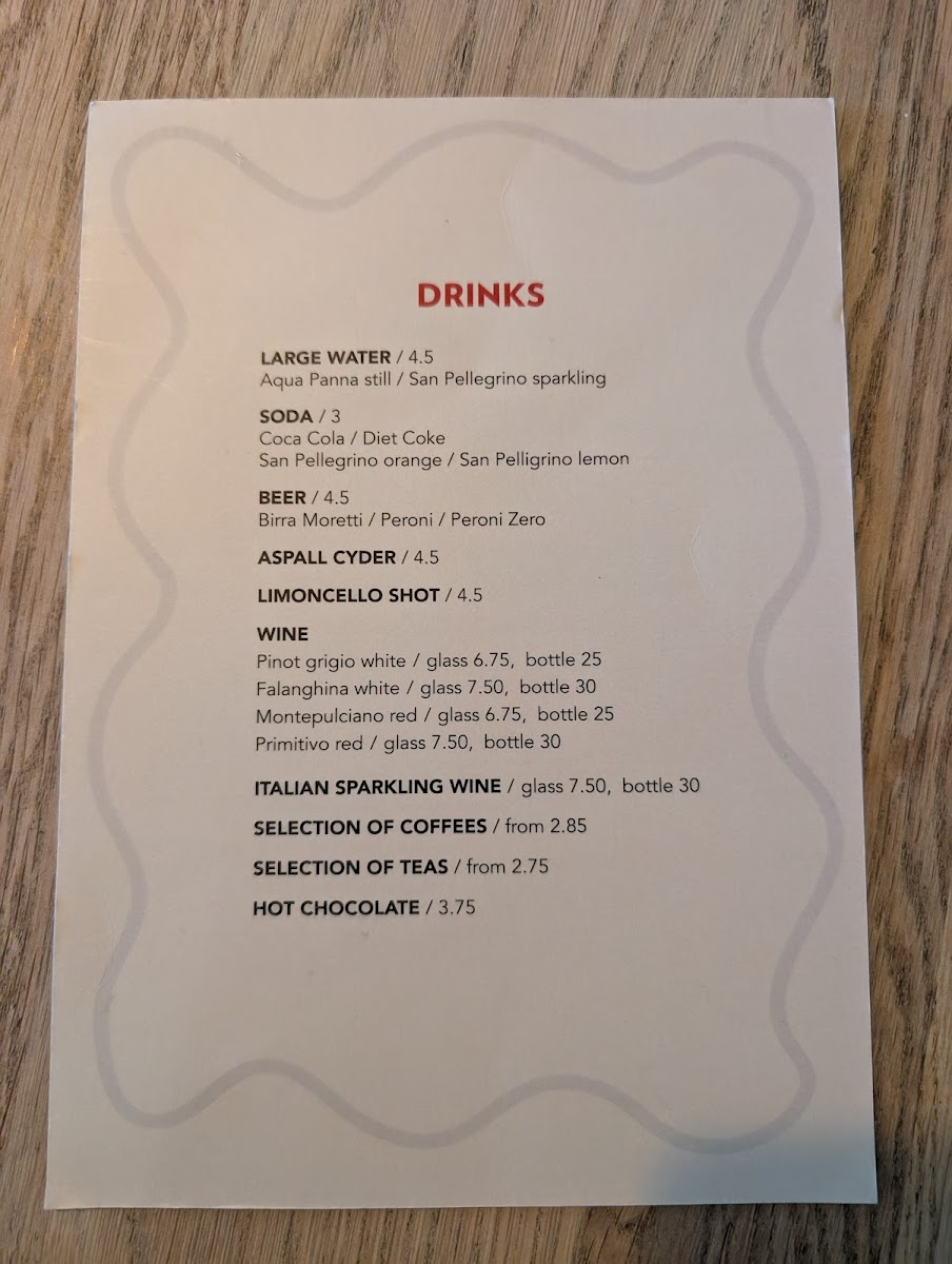 Menu Lucy's Pizzeria-2